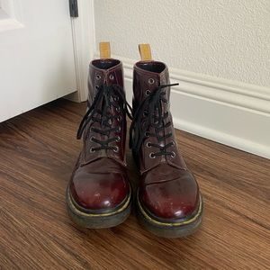 Dr. Martens 1460 LACE UP BOOTS in Cherry